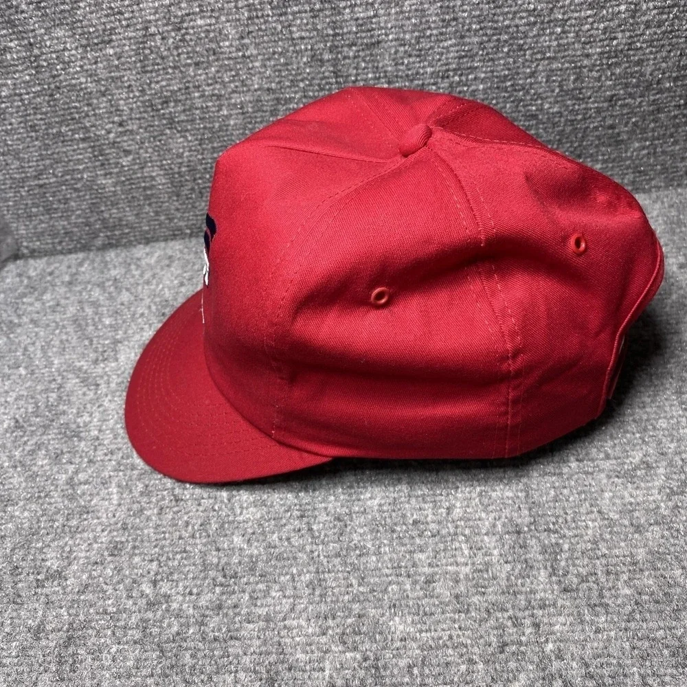 Patriot Seed Hat Cap Snap Back Red Embroidered Advertising Promo Mens Made USA